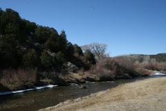 Trout Cabin Front porch view